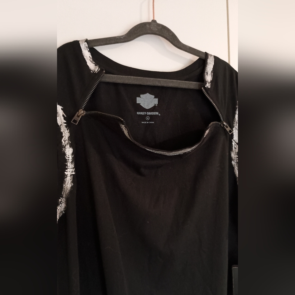 Harley Davidson Zipper Embellishments Tank NWT!